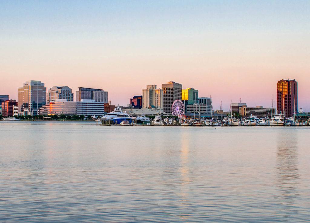 Norfolk, Va. skyline